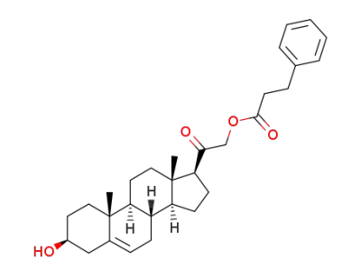 3β-hydroxy-21-(3-phenyl-propionyloxy)-pregn-5-en-20-one