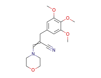 2-(3,4,5-Trimethoxybenzyl)-3-morpholinoacrylonitrile