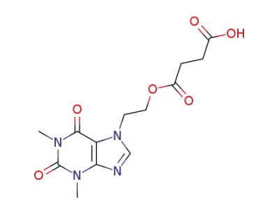 succinic acid mono-[2-(1,3-dimethyl-2,6-dioxo-1,2,3,6-tetrahydro-purin-7-yl)-ethyl ester]